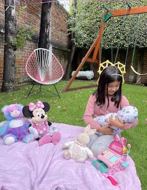 Cobija de tejido punto Babybamboo para bebé niña