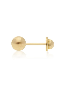 Broqueles redondos Stellina de oro amarillo 18 K con acabado brillante