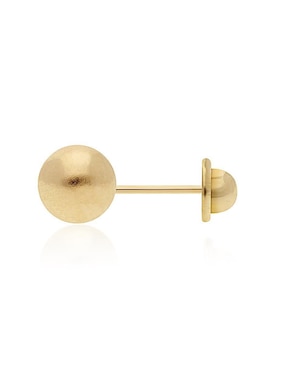 Broqueles redondos Stellina de oro amarillo 18 K con acabado brillante