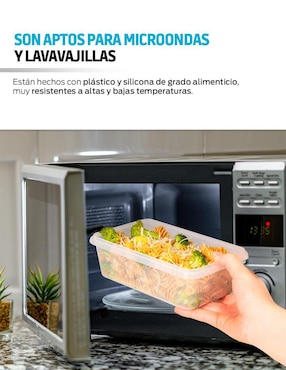 Set contenedores Red Lemon 16 piezas