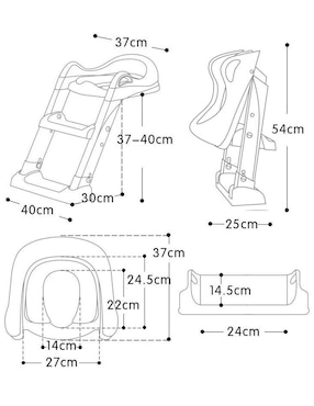 Entrenador de baño con escalón Bambineto Tots