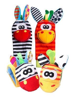 Juguete Didáctico Dara Baby Set Calcetines Y Pulseras Sonajero Bebés Unisex