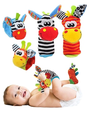 Calcetines Y Pulseras Sonajero Bebés Peluches Juguetes Dara Baby juego didáctico infantil unisex