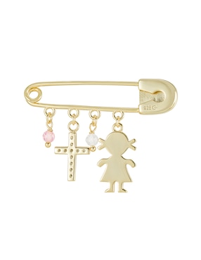 Dije de niña Carmela Mía Celebración de plata P 925 zirconia