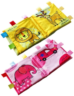 Set De 4 Libros Bebé Texturas Interactivos Estimulación Dara Baby juego didáctico para bebé niña