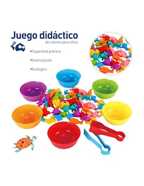 Juguete De Clasificación De Colores Bluelander juego didáctico infantil unisex