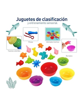 Juguete De Clasificación De Colores Bluelander juego didáctico infantil unisex
