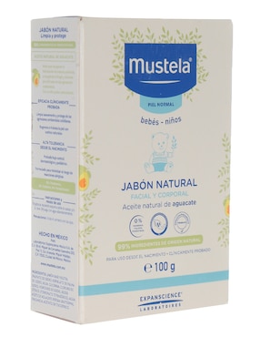 Mustela jabón barra piel normal 100g