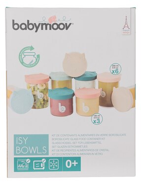 Set alimentación Babymoov de cristal 9 piezas