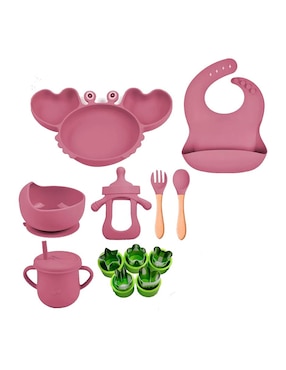 Set alimentación Genérica de silicona 12 piezas