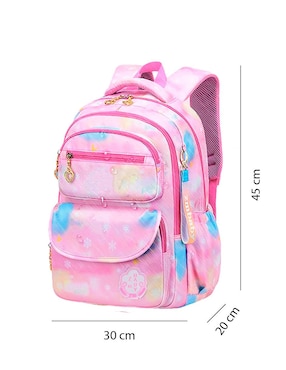 Mochila escolar Genérica Infantil Escolar impermeable para niña