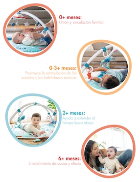 Gimnasio Tiny Love Ocean de poliéster