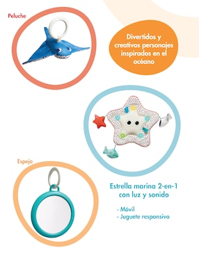 Gimnasio Tiny Love Ocean de poliéster