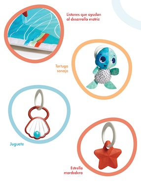 Gimnasio Tiny Love Ocean de poliéster