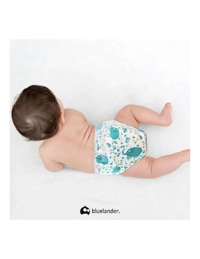 Pañal ecológico de tela Bluelander etapa 1 unisex con 6 piezas
