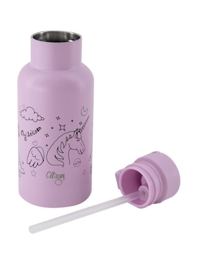 Termo Citron de acero inoxidable con tapa rosca 350 ml