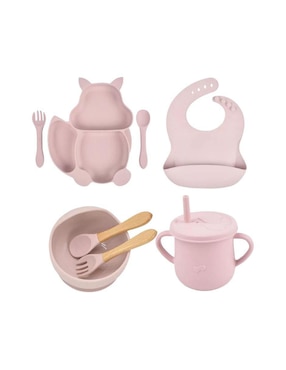 Set Alimentación Likëpink De Silicón 8 Piezas