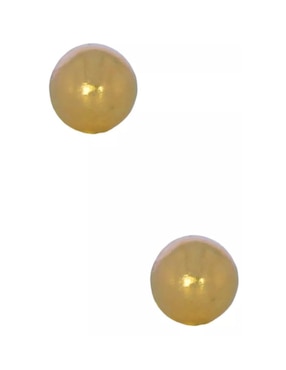 Broqueles de esfera Stellina de oro 14 K con acabado brillante