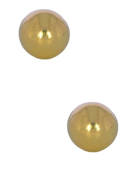 Broqueles de esfera Stellina de oro 14 K con acabado brillante