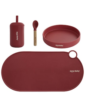 Set Alimentación Kool Baby Silicón 5 Piezas