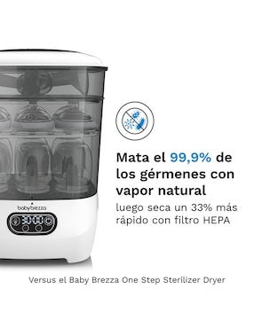 Esterilizador Baby Brezza para 8 botellas