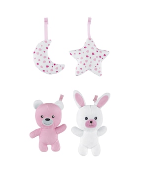 Móvil Chicco first dreams rainbow cot mobile pink