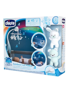 Móvil Chicco first dreams rainbow cot mobile blue