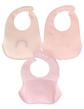 Set de baberos Dara Baby de silicón