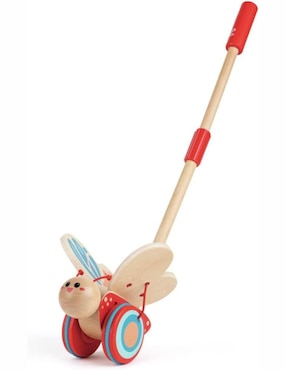 Butterfly Push & Pull Hape Didáctico Unisex