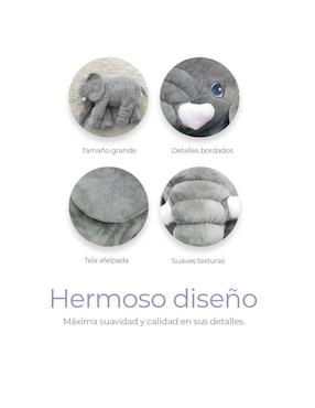 Peluche de Elefante Likëpink de 60 cm