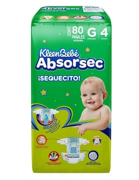 Pañales Kleenbebé etapa 4 bebé unisex con 40 piezas