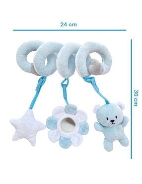 Móvil Dara Baby colgante espiral de cuna con oso