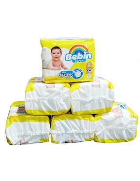 Pañales Bebé Bebin Etapa 2 Unisex Con 84 "piezas