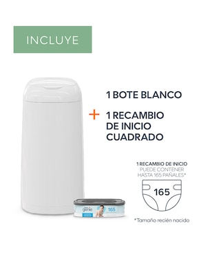 Bote para pañales Playtex Diaper Genie Classic de plástico