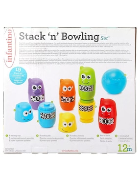 Juguete Juego de Bolos Stack N Bowling Infantino