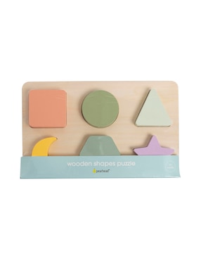 Rompecabezas de Figuras de Madera Pearhead juego didáctico infantil unisex