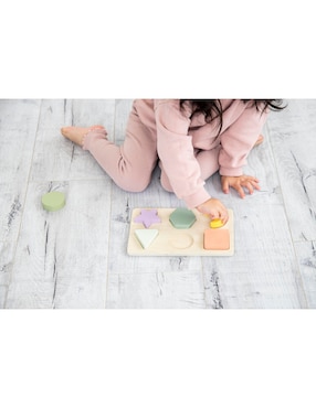 Rompecabezas de Figuras de Madera Pearhead juego didáctico infantil unisex