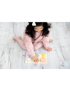 Rompecabezas de Figuras de Madera Pearhead juego didáctico infantil unisex
