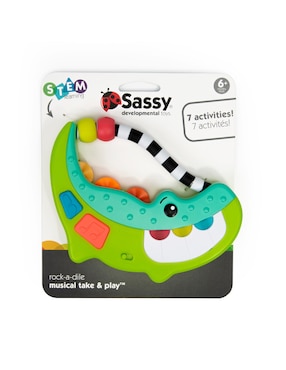 Cocodrilo Musical Sassy juego musical infantil unisex