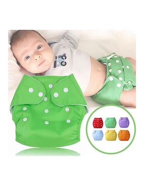 Pañal ecológico de tela Bluelander unisex con 24 piezas