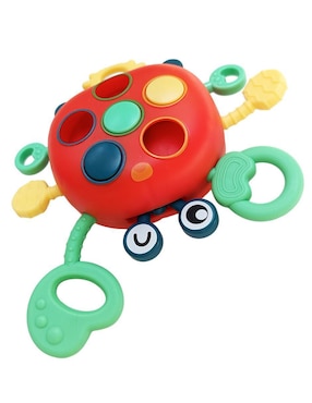 Juguete Cangrejo educativo Montessori para bebé mordedera suave Dara Baby