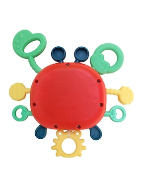 Juguete Cangrejo educativo Montessori para bebé mordedera suave Dara Baby