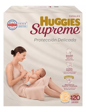 Pañales Bebe Huggies Etapa 2 Bebé Unisex Con 120 Piezas