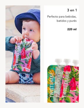 Set alimentación Twistshake de plástico 3 piezas