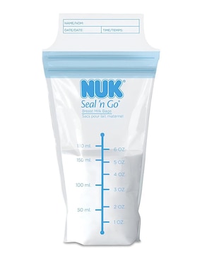 Bolsa almacenadora Nuk de plástico 50 piezas