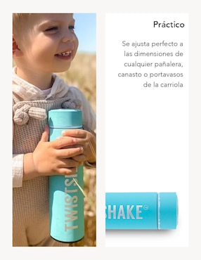 Termo Twistshake de metal con tapa rosca 420 ml