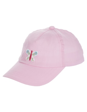 Gorra visera semicurva elástico Mon Caramel para bebé niña