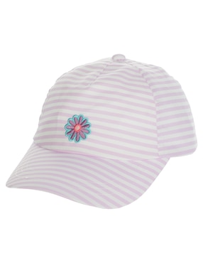 Gorra visera semicurva elástico Mon Caramel para bebé niña