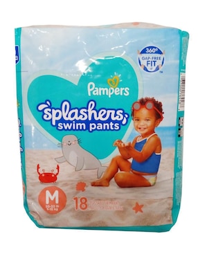 Pañal Para Natación Pampers Etapa 4 Bebé Unisex Con 18 Piezas