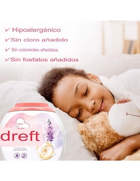 Detergente para ropa cápsulas Dreft 1.04 kg